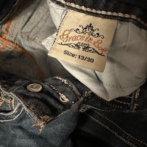 Grace in LA Jeans Cropped Jeans Size 13 / 30